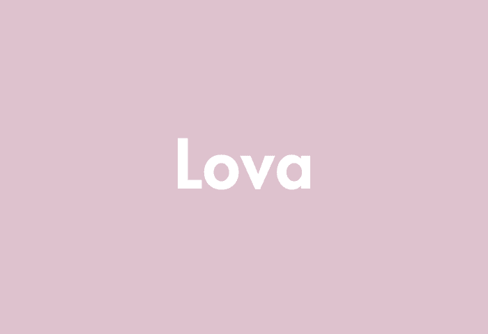 Lova meaning