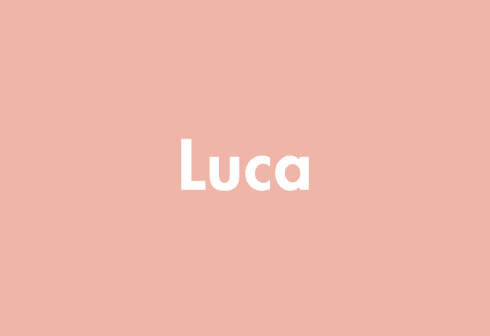 Luca meaning