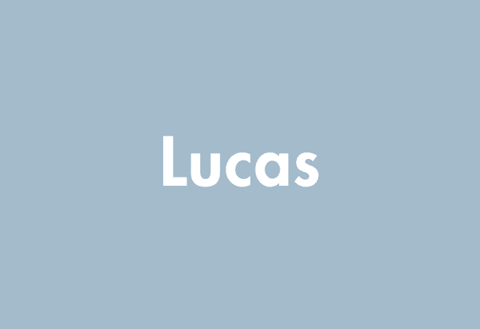 Lucas meaning