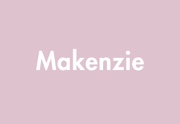 Makenzie meaning