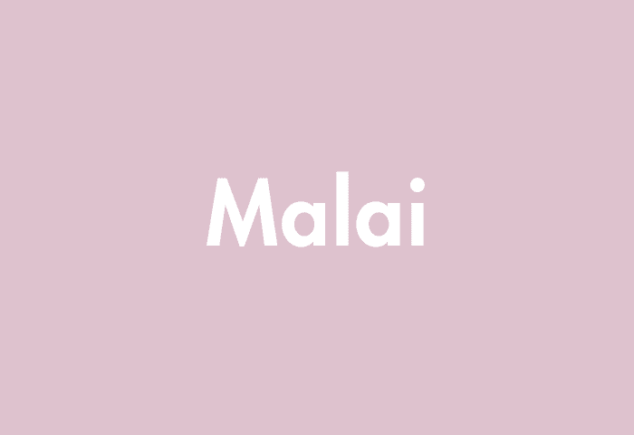 Malai meaning