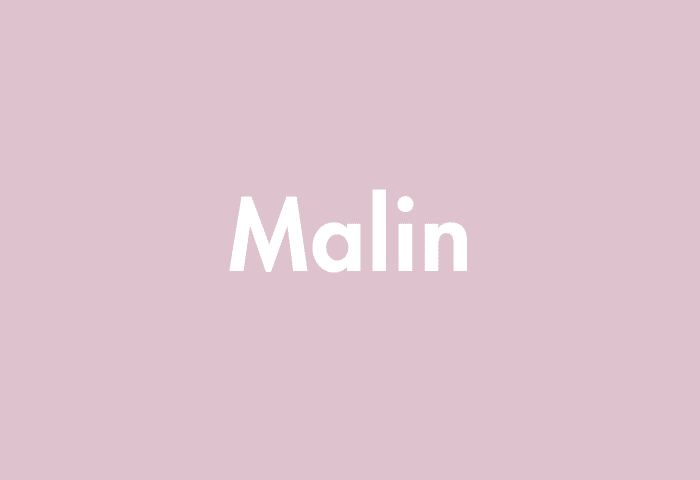 Malin meaning