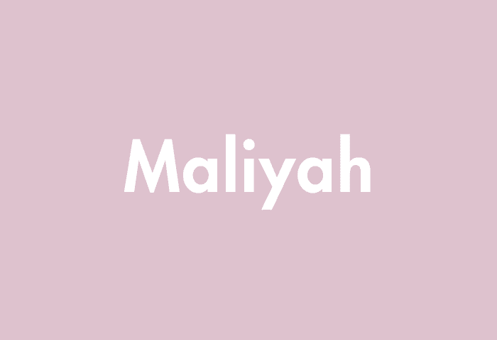 Maliyah meaning