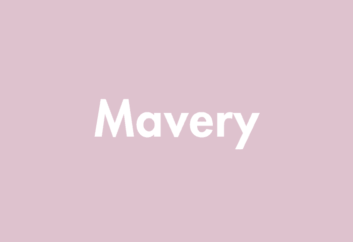 Mavery meaning