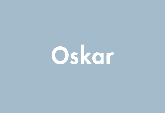 Oskar meaning
