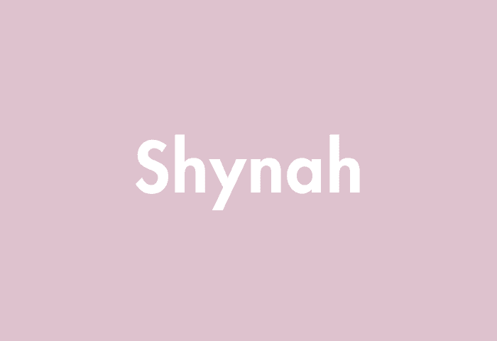 Shynah meaning