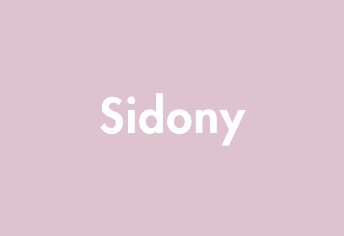 Sidony meaning