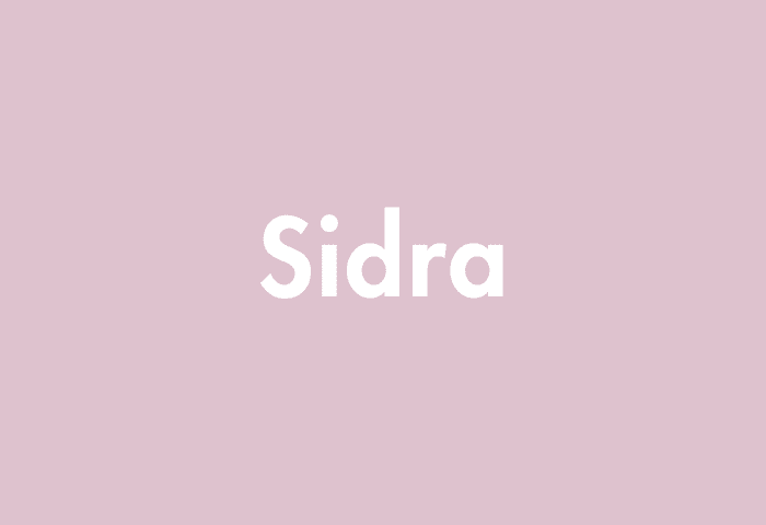 Sidra meaning