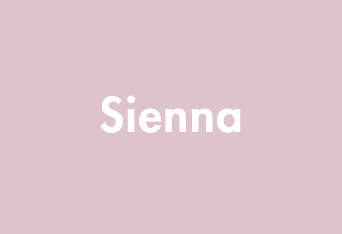 Sienna meaning