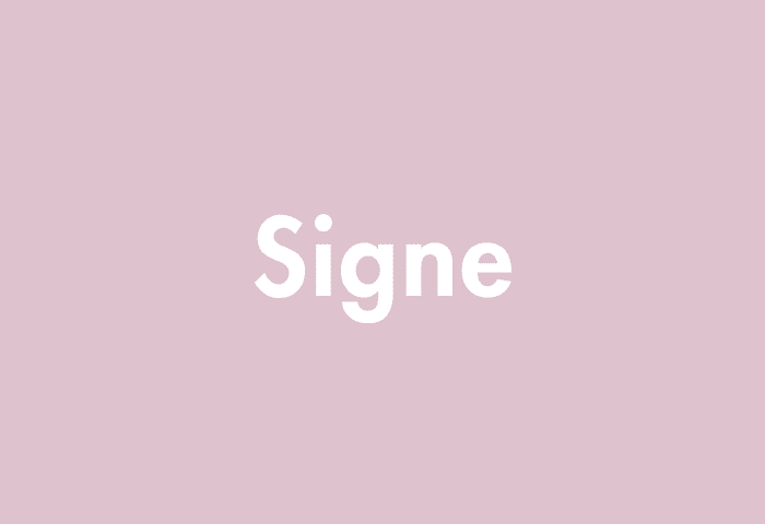 Signe meaning