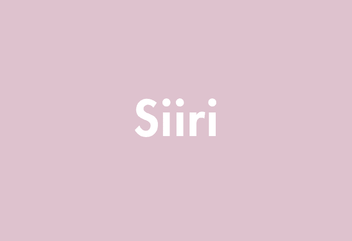 Siiri meaning