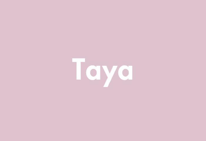 Taya meaning