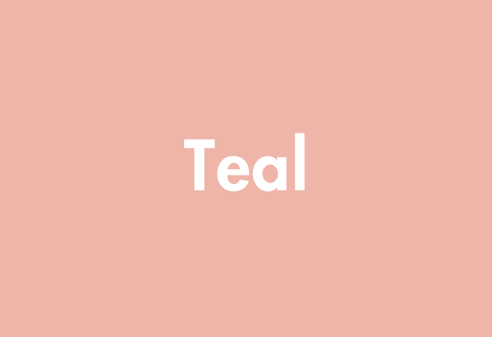Teal meaning