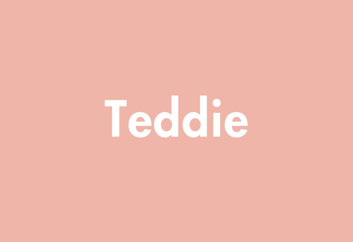 Teddie meaning