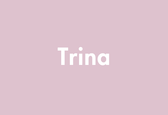 Trina meaning