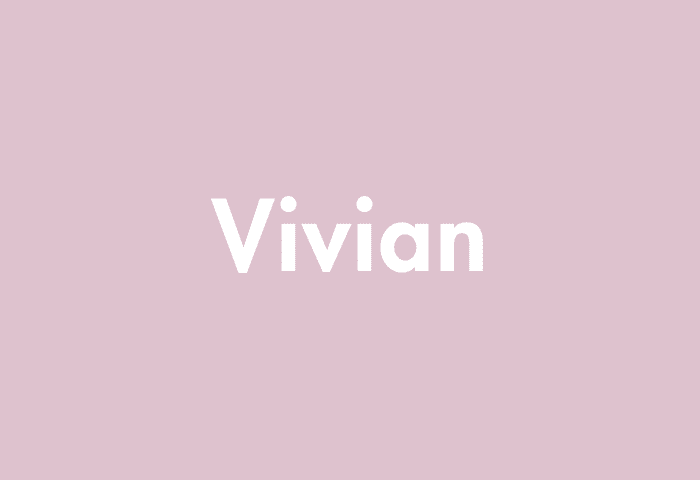 Vivian meaning