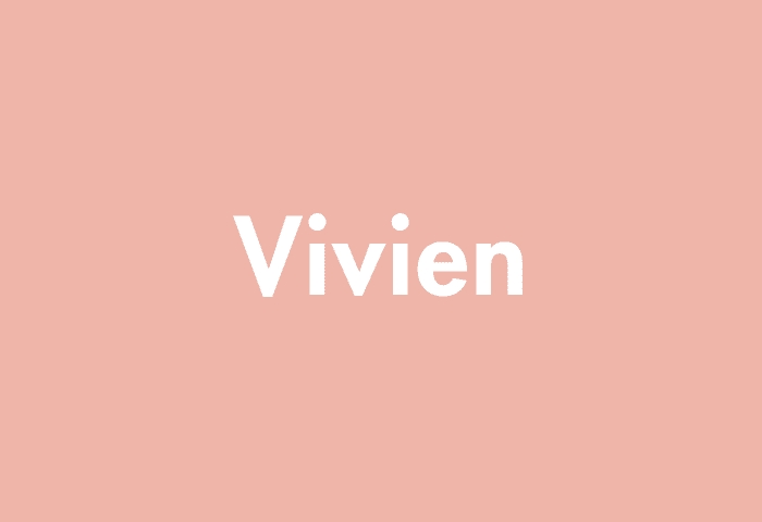 Vivien meaning