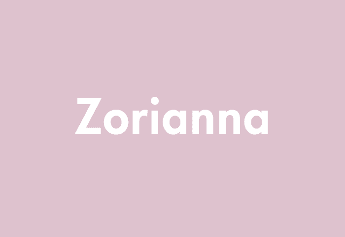 Zorianna meaning