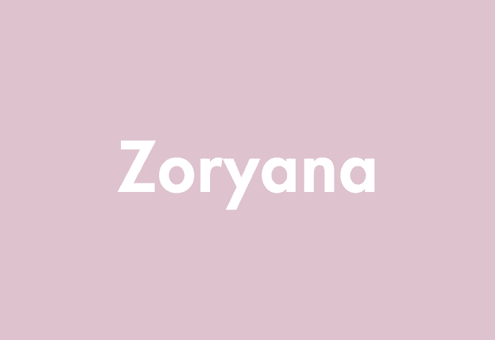 Zoryana meaning
