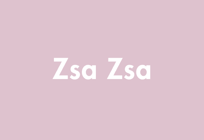 Zsa Zsa meaning