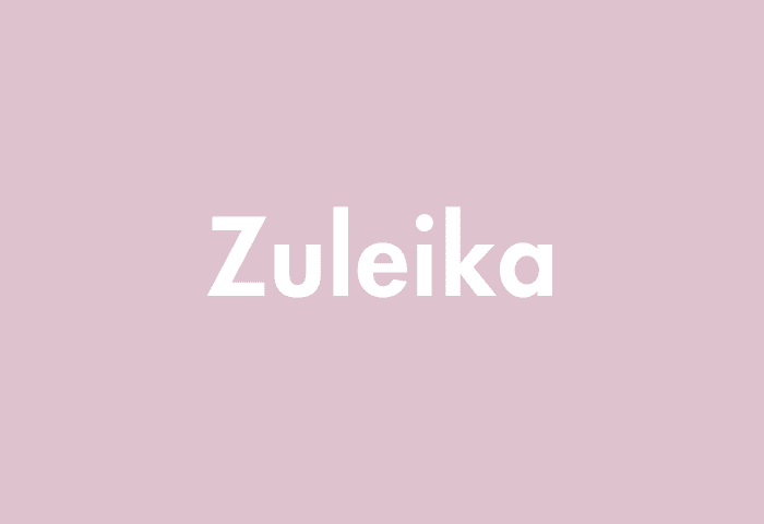 Zuleika meaning