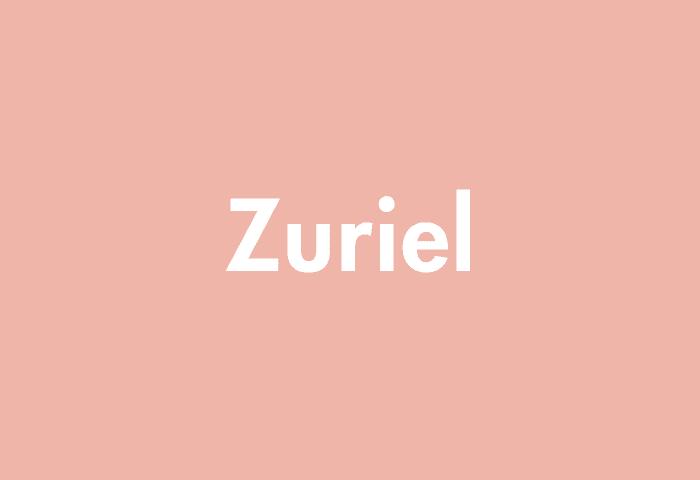 Zuriel meaning