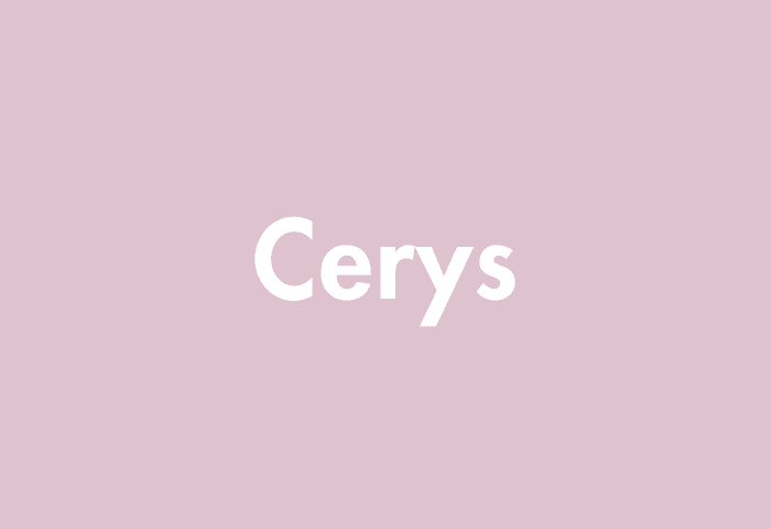Cerys meaning