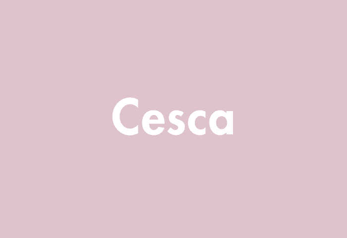 Cesca meaning