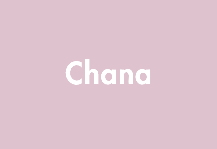 Chana meaning