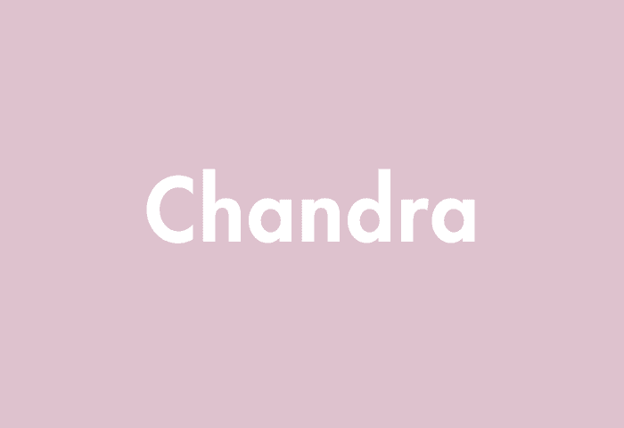 Chandra meaning