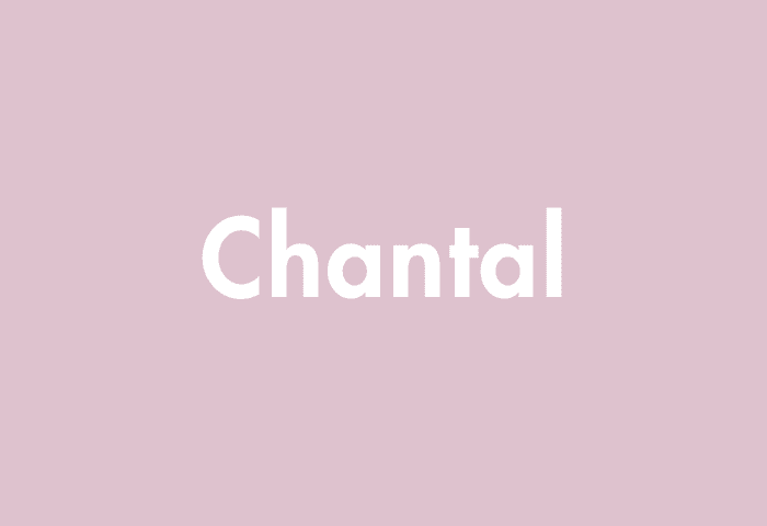 Chantal meaning