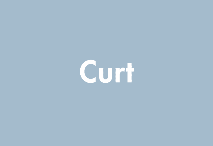 Curt meaning