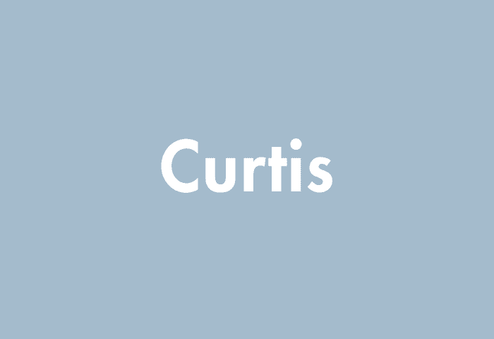 Curtis meaning
