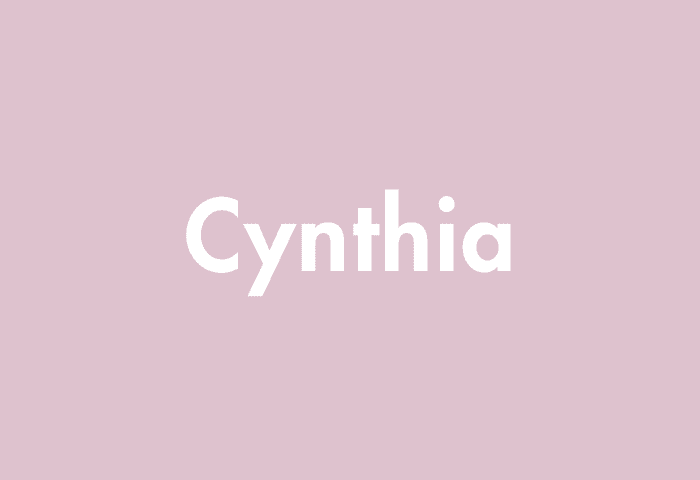 Cynthia meaning
