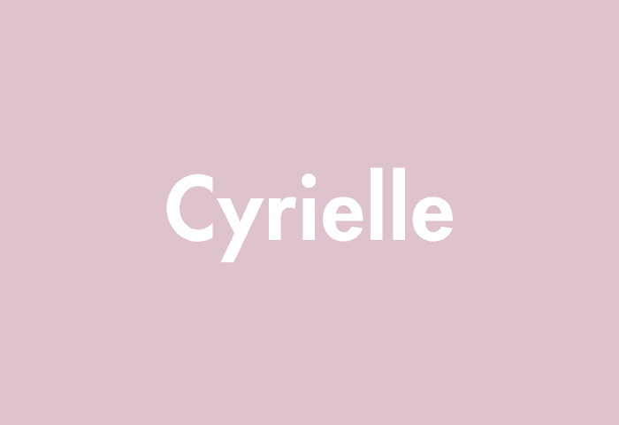 Cyrielle meaning