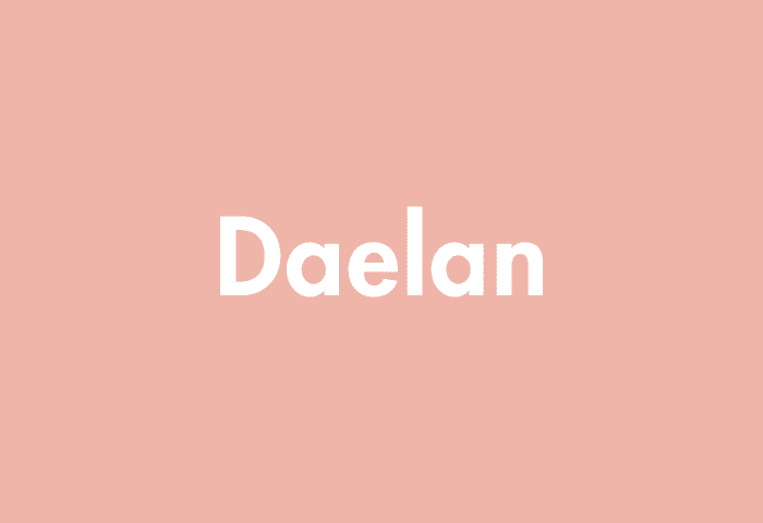 Daelan meaning