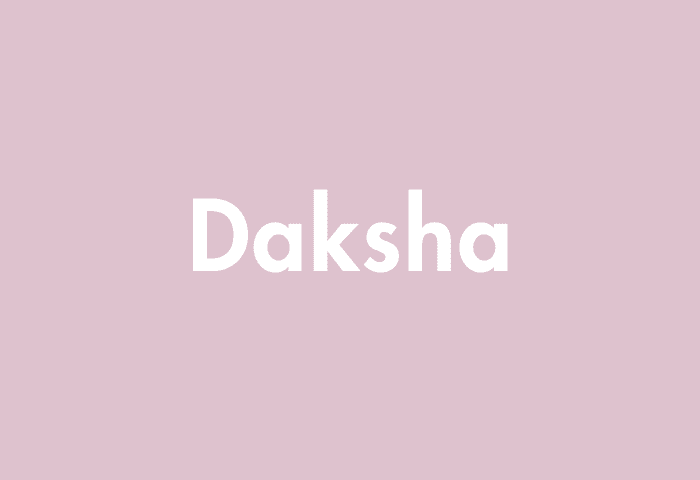 Daksha meaning