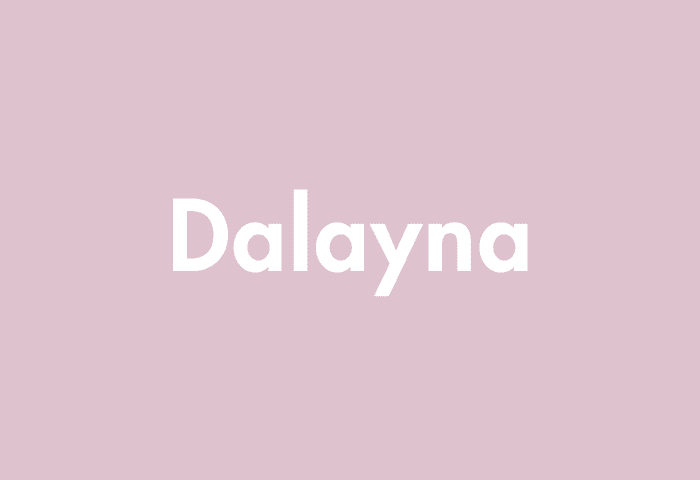Dalayna meaning