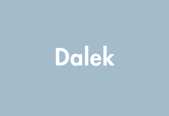 Dalek meaning