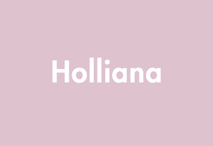 Holliana meaning