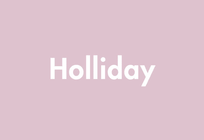 Holliday meaning