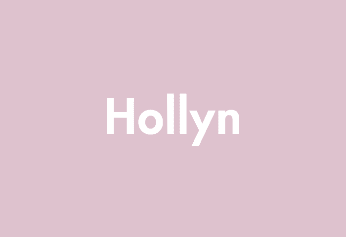 Hollyn meaning