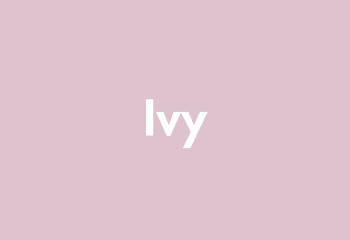 Ivy meaning