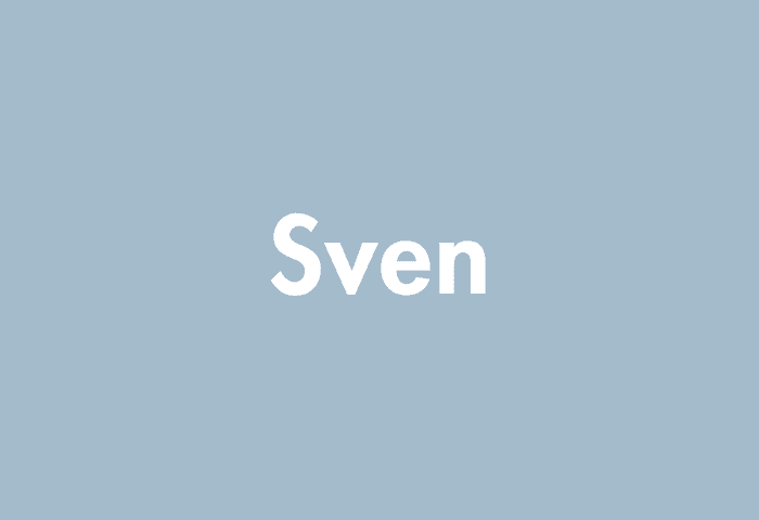 Sven meaning