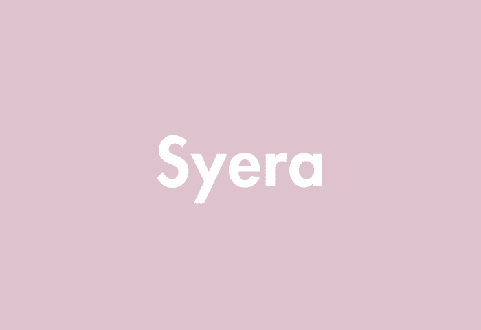 Syera meaning