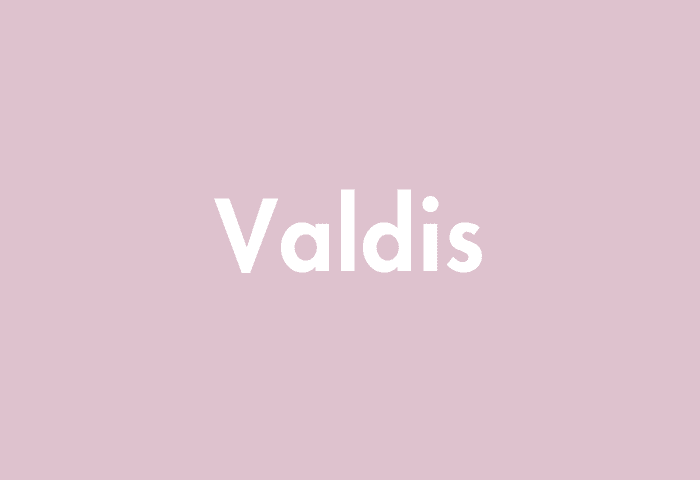 Valdis meaning