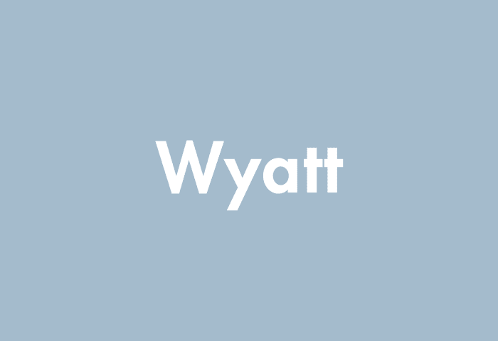 Wyatt meaning