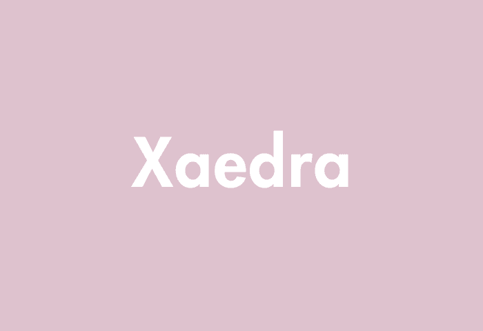Xaedra meaning
