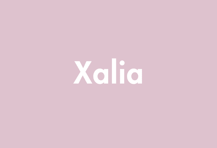 Xalia meaning
