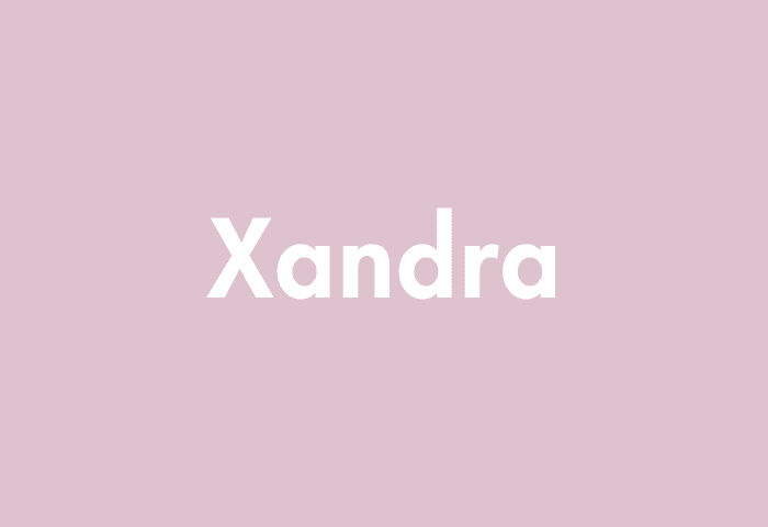 Xandra meaning
